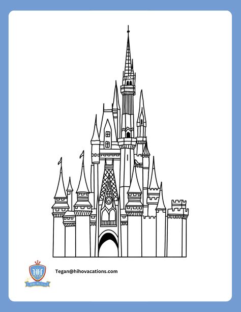 Magic Kingdom Coloring Pages, Cinderella Castle Coloring Page, World Coloring Page, Castle Coloring Page, Cinderella's Castle, A Cinderella Story, Sleeping Beauty Castle, Germany Castles, Neuschwanstein Castle