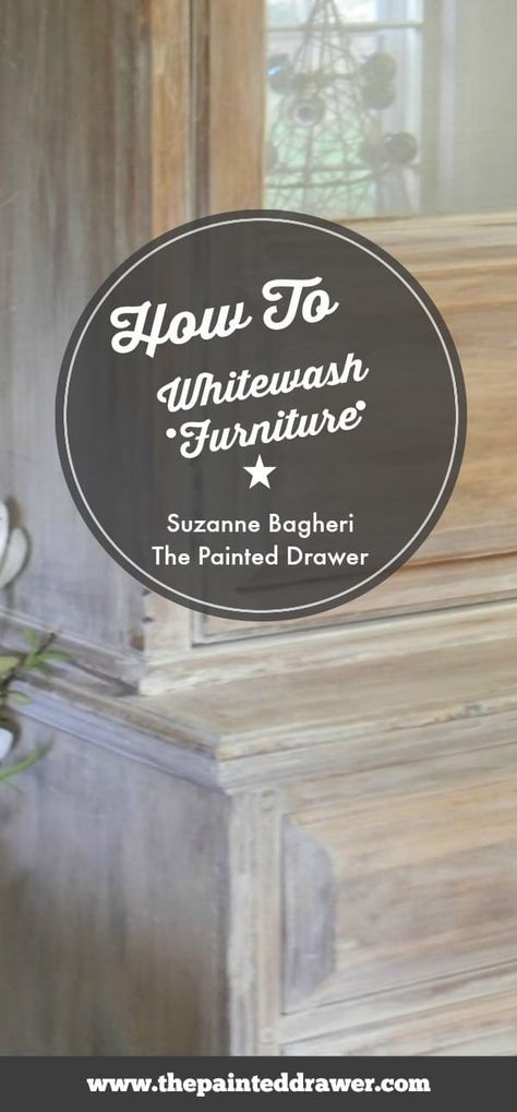 How to Whitewash Furniture Using Annie Sloan Old White Chalk Paint with Tutorial How To Whitewash Furniture, Whitewash Furniture, White Chalk Paint Furniture, How To Whitewash, Annie Sloan Painted Furniture, White Washed Furniture, Annie Sloan Old White, Rustic Dining Furniture, Chalk Paint Colors