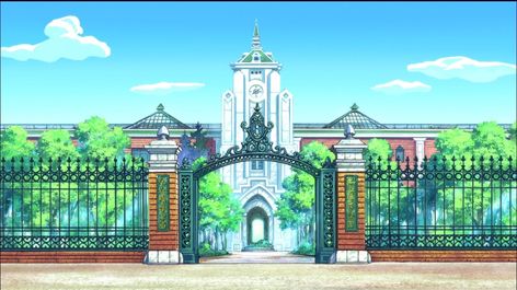 Academy Building, Outside House Decor, Castle School, Adventurer's Guild, Castle Background, Fantasy Town, Episode Backgrounds, Anime City, Scenery Background