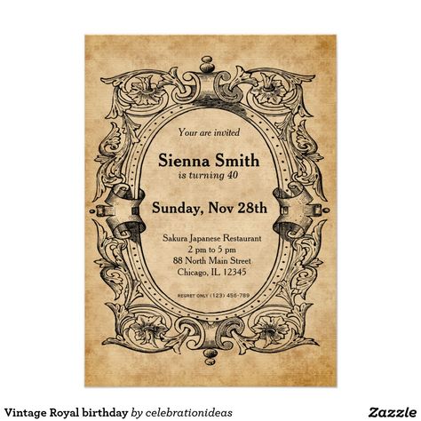 #Vintage #Royal #birthday #invitations Check more at www.zazzle.com/celebrationideas Old Invitation Card, Royal Ball Invitation Aesthetic, Old Invitations Vintage, Victorian Party Invitations, Royal Birthday Invitation Zazzle, The Master And Margarita, Royal Ball, Japanese Restaurant, Masquerade Ball