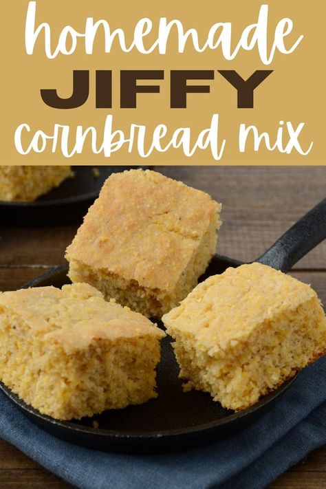 Jiffy Cornbread Copycat Recipe, Homemade Jiffy Mix Recipe, Cornmeal Mix Cornbread, Copycat Jiffy Cornbread, Homemade Cornbread Mix, Jiffy Mix Recipes, Chicken Crepes, Jiffy Cornbread Recipes, Naan Bread Pizza