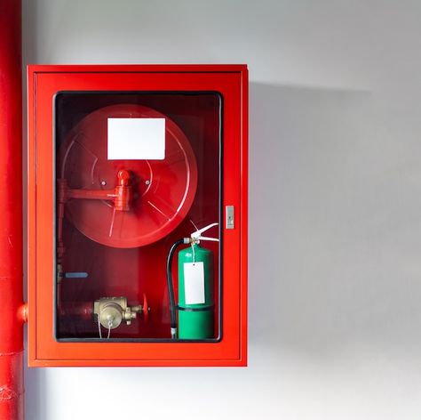 Fire Protection, Fire Extinguisher, Premium Photo, Stock Photos, Wall