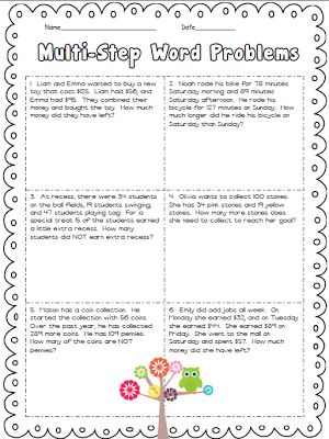 I realized that I hadn't blogged about my new addition and subtraction unit.  I'm thrilled to finally have all of my  ideas in one place! Multi Step Word Problems 2nd, Two Step Addition And Subtraction Word Problems, Addition And Subtraction Word Problems 3rd, Multi Step Word Problems 3rd Grade, 2 Step Word Problems 2nd, 2 Step Word Problems 3rd Grade, Subtracting With Regrouping, Word Problems 3rd Grade, Addition And Subtraction Word Problems