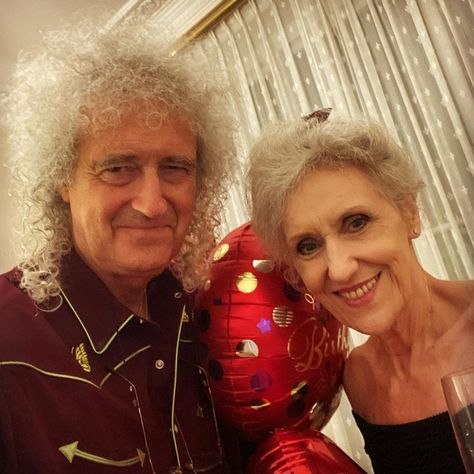 Anita Dobson, 73rd Birthday, Queen Pictures, Brian May, Birthday Dinner, Birthday Dinners, 3 Kids, Stay Home, Birthday Photos