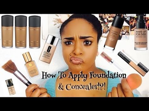 How To Contour Your Face, Step By Step Contouring, Best Makeup Tutorials, Apply Foundation, Beginners Makeup, Makeup Tutorial Foundation, Make Up Tutorials, How To Apply Concealer, Makeup Tutorial Eyeshadow