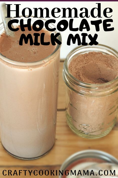 Chocolate Milk From Cocoa Powder, Homemade Ovaltine Powder, Nesquick Powder Recipes, Diy Nesquik Powder, Chocolate Milk Mix Diy, How To Make Chocolate Milk With Cocoa Powder, How To Make Chocolate Milk With Cocoa, Homemade Nesquik Powder, Powdered Milk Hot Chocolate Recipe