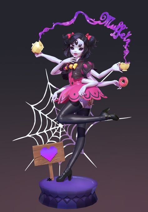 ArtStation - Muffet, Sena Jung Figure Reference, Anime Figurines, Figure Poses, Anime Dolls, Art References, Anime Figures, Cute Dolls, Art Reference Poses, Character Design Inspiration