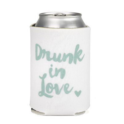 Wedding Koozies Sayings, Funny Wedding Koozies, 21st Birthday Ideas, Koozie Wedding Favors, Wire Cake Topper, Bachelorette Drink, Wedding Koozies, Drunk In Love, Sand Ceremony