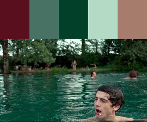 Call Me By Your Name Color Palette, Your Name Aesthetic, Aesthetic Palette, Name Aesthetic, Somewhere In Northern Italy 1983, Movie Color Palette, Colour Grading, Film Technique, Cinema Colours