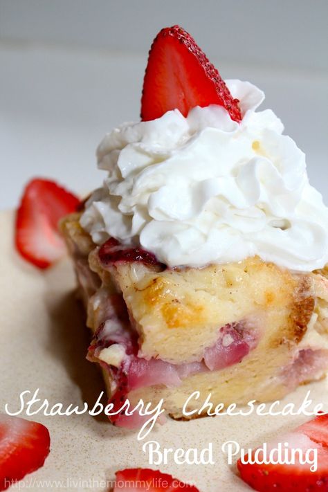 Strawberry Cheesecake Bread Pudding Recipe, #Strawberry Dessert Strawberry Bread Pudding, Cheesecake Bread, Strawberry Bread, North Idaho, Bread Pudding Recipe, Strawberry Desserts, Pudding Recipe, Dessert Bread, Strawberry Cheesecake