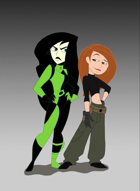 Cartoon Character Halloween Costumes, Shego Halloween Costume, Kim Possible Costume, Kim Possible Characters, Movie Duos, Disney Duos, Character Halloween Costumes, Iconic Movie Characters, Movie Character Costumes