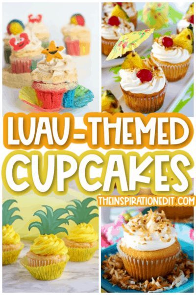 We listed the best and easy to prepare Luau-themed cupcakes which are perfect for any Hawaiian, summer or tropical themed party. Visit the link below and pick your favorite cupcake recipe. #Hawaiian #cupcakes #Luau #LuauFood #LuauRecipes #cupcakesrecipe #pineapplecupcakes #easycupcakesrecipe #foodidea #partyfood Hawaiian Theme Party Desserts, Luau Party Snack Ideas, Hawaiian Luau Dessert Ideas, Hawaii Cupcakes Ideas, Luau Work Party Ideas, Tiki Party Desserts, Luau Desserts Easy, Tropical Theme Desserts, Tropical Cupcake Ideas