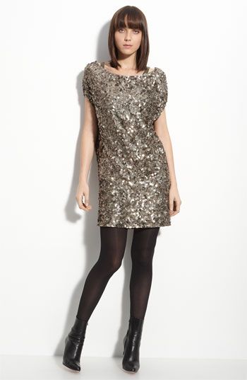 Dress With Tights Outfit, Special Event Outfit, Autumn Dresses, Glitter Leggings, Casual Party Outfit, Sequin Outfit, New Years Eve Dresses, Sequin Cocktail Dress, Holiday Party Outfit