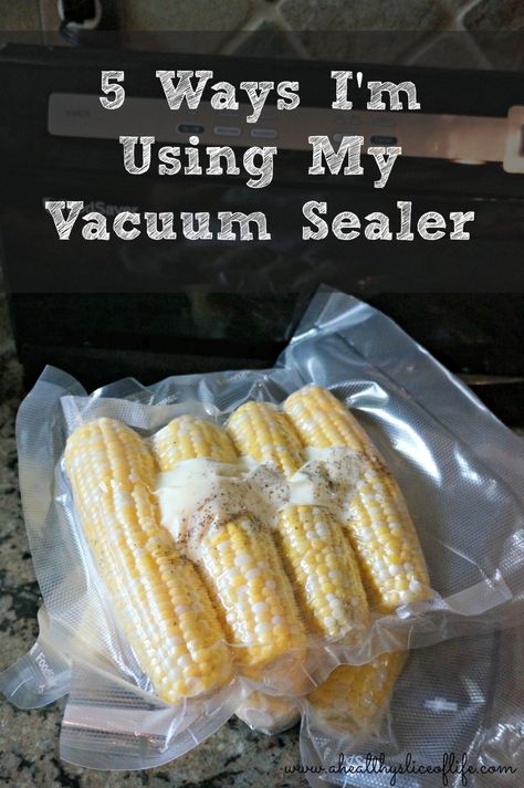 5 Ways I'm Using My Vacuum Sealer | A Healthy Slice of Life Vaccum Sealer, Foodsaver Ideas, Food Saver Hacks, Groceries Budget, Vacuum Sealing Food, Freeze Food, Food Saver Vacuum Sealer, Food Sealer, Healthy Slice