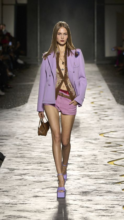 Versace Ss25, Runway Archive, 2025 Spring, Rock Princess, Versace Runway, High Fashion Runway, Spring 2025, Donatella Versace, New Fashion Trends