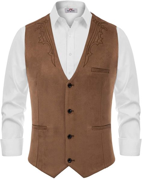 Mens Western Vest, British Suit, Vest Embroidery, Western Vest, Vintage Gentleman, Tweed Vest, Leather Suit, Mens Suit Vest, Mens Fashion Blazer