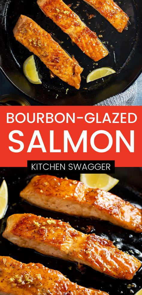 Sweet Bourbon Salmon, Salmon Recipes Bourbon Glaze, Honey Bourbon Salmon Glaze, Bourbon Salmon Recipes Baked, Bourbon Sauce For Salmon, Cheddars Bourbon Glaze Salmon Recipe, Bourbon Salmon Glaze, Honey Bourbon Glazed Salmon, Jack Daniels Salmon Recipe