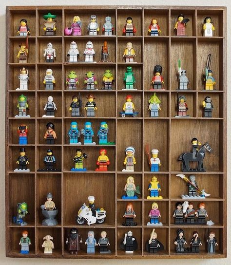 5 DIY Ideas for Lego Minifigure Storage | Apartment Therapy Lego Display, Search Google, Playroom Storage, Lego Room, Lego Storage, Playroom Organization, Lego Minifigure, Lego Duplo, Toy Organization