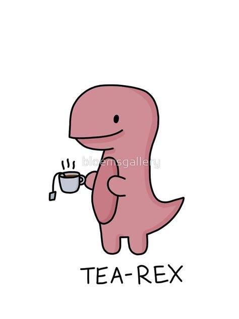 Tea Rex Drawing, Tea Rex, T Rex Humor, Cartoon Coloring, Tea Reading, Ad Illustration, Bulgarian Recipes, Patch Aplique, Cartoon Coloring Pages