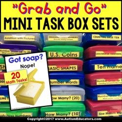 Task Boxes For Special Education, Asd Classroom, Education Wallpaper, Sped Classroom, Life Skills Classroom, Self Contained Classroom, Math Tasks, Iep Goals, Busy Boxes