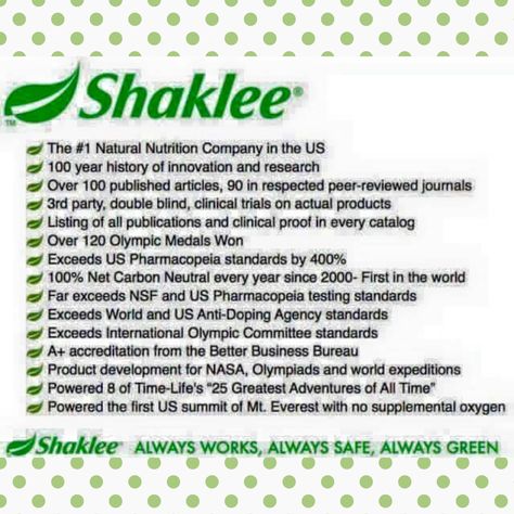 Shaklee Business, Natural Medicine Cabinet, Natural Beauty Treatments, Nutrition Education, Clinical Trials, Healthier You, Business Names, Skin Health, Organic Skin Care