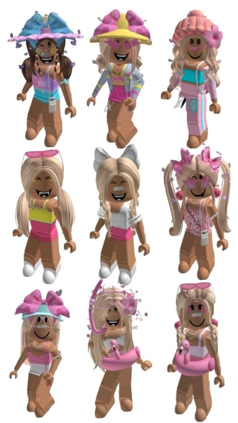 preppy roblox avatar💙💕💛 Preppy Roblox, Girly Wall Art, Roblox Avatars, Roblox Avatar, Dress To Impress, Avatar