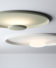 Vibia | Deckenleuchte Top Ceiling Lamp Design, Hal Decor, Indirect Lighting, Architectural Lighting, Ceiling Rose, Low Ceiling, Glass Diffuser, Modern Round, Led Wall Lights