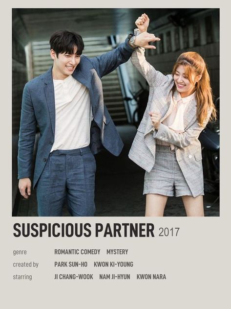 Suspicious Partner, Korean Drama Series, Film Posters Minimalist, Korean Drama Tv, Korean Shows, Drama Tv Shows, Korean Drama Quotes, Polaroid Poster, Korean Drama List