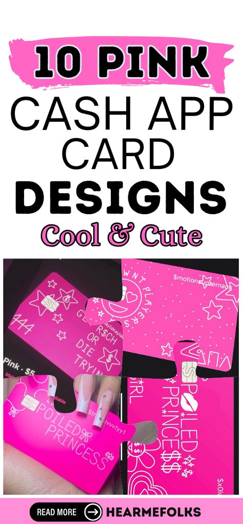 150 Pink Cash App Card Designs You Need to Check Out in 2025! Discover the cutest Pink Cash App card designs that are trending this year! From creative card symbols to unique card drawing ideas, we’ve got all the card design inspiration you need.  Perfect for anyone looking to personalize their Cash App card. Save this pin #PinkCashAppCard #PinkCardDesignIdeas #CashAppCardDesigns #CardSymbols #Carddrawing Credit Card Design Ideas Creative, Cash App Design Ideas, Pink Cash App Card Design Ideas, Pink Cashapp Card Ideas, Cute Cashapp Card Designs, Cash Card Design Ideas, Cashapp Card Ideas, Cashapp Card Design Ideas, Cash App Name Ideas