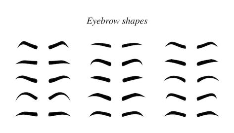 Brow Eyes, Eyebrows Shape, Face Generator, Cosmetics 3d, Woman Eyes, Types Of Eyebrows, Invoice Format, Eyebrow Shapes, Eyebrows Makeup