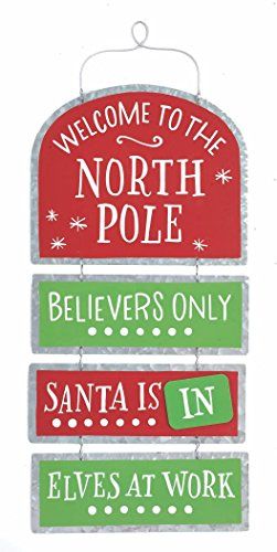 Welcome To The North Pole, Xmas Signs, Christmas Cubicle Decorations, North Pole Sign, Tin Decor, Christmas Contests, Christmas Signs Diy, Christmas Door Decorating Contest, Christmas Classroom Door