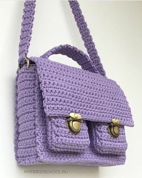 Modern Haken, Sacs Tote Bags, Crochet Purse Pattern Free, Free Crochet Bag, Crochet Backpack, Mode Crochet, Crochet Bag Pattern Free, Bag Pattern Free, Crochet Handbags Patterns