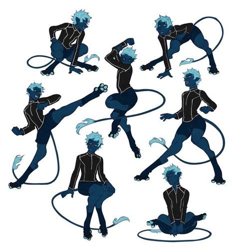 Character Cooking Pose, Tailed Character Design, Tiefling Tail Reference, Tail Designs Drawing, Neko Character Design, Tiefling Tail, Alien Oc Art, Alien Oc Design, Tail Reference