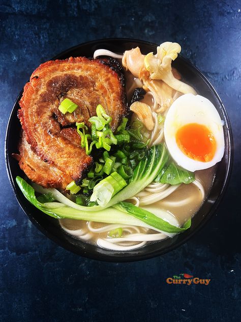 Pork Tenderloin Ramen Recipe, Pork Tonkatsu Ramen, Tonkatsu Ramen Broth Recipe, Ramen Homemade, Hakata Tonkotsu Ramens, Ultimate Chili Recipe, Chashu Pork, Ramen At Home, Tonkatsu Ramen