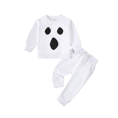 PRICES MAY VARY. MATERIAL: baby ghost outfit is made of 95% cotton, 5% polyester, whitch is soft breathable and lightweight, warm for fall winter clothes, ghost outfit for baby, toddler ghost outfit, halloween baby outfit DESIGN: toddler halloween sweatshirt clothes, oversized ghost face sweatshirt top, long sleeve crewneck sweatshirt,pair with a pair of sweatpants, halloween outfit baby, halloween outfits for baby, my first halloween baby boy outfit SIZE: Cute baby halloween clothes is suitable Baby Boy Halloween Outfits, Ghost Outfit, Photoshoot Casual, Toddler Halloween Outfits, Baby Boy Halloween, Toddler Baby Boy, Boy Halloween, Girls Halloween Outfits