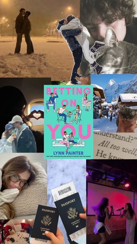 Betting On You - Lynn Painter #BOY #reading #books Lynn Painter, Boy Reading, Romcom Books, Romance Series Books, Winter Books, Unread Books, Recommended Books To Read, Romantic Books, Book People