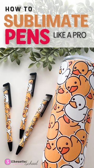 How to Sublimate Pens Like a Pro Sublimation How To, New Sublimation Ideas, Things To Sublimate On, Beginner Sublimation, Sublimation Ideas Projects, Pen Sublimation, Sublimating Tumblers, Sublimination Ideas, Cute Sublimation Designs