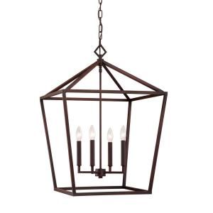 Millennium Lighting 4-Light 16 in. Wide Matte Black Taper Candle Pendant-3244 MB - The Home Depot Traditional Lanterns, Modern Craftsman, Geometric Chandelier, Foyer Pendant, Direct Lighting, Candle Styling, Bronze Pendant, Candelabra Bulbs, Lantern Pendant