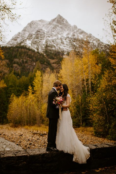 Glacier National Park Elopement Fall, Glacier National Park Photography, Glacier Photoshoot, Colorado Fall Wedding, Glacier Wedding, Glacier Elopement, Heather Wedding, Vision 2023, Glacier National Park Wedding