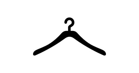 Clothes Hanger Logo, Clothes Icon Logo, Hanger Logo Design Clothing, Clothing Logo Inspiration, Clothes Logo Design, Clothing Store Logo, Clothing Icon, Clothing Logos, Clothes Icon