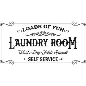 Fun Laundry Room, Laundry Help, Laundry Room Sign, Laundry Room Wall Decor, Farmhouse Laundry, Farmhouse Laundry Room, Wash Dry Fold, Vintage Laundry, Laundry Room Signs