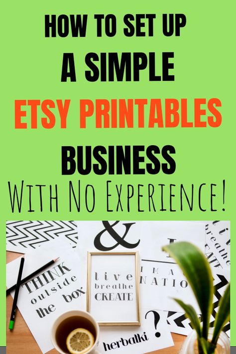 Here are step by step instructions to set up your Etsy downloadable printable business tonight! Anybody can do this and start to make money right away. Don't waste time, click here to get started! Printables Business, Starting An Etsy Business, Small Business Plan, Printable Business, Best Small Business Ideas, Etsy Seo, Create Digital Product, Etsy Business, Small Business Ideas