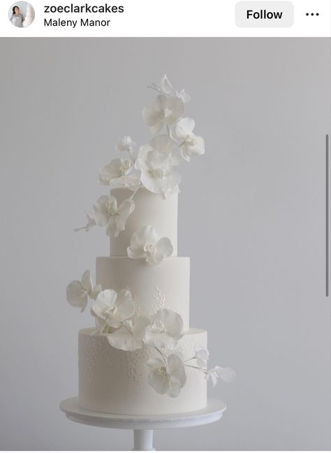 Orchid Wedding Cake, Orchid Cake, Wedding Buffet Food, Fancy Wedding Cakes, Artist Cake, Luxury Cake, Cake Artist, Dream Wedding Cake, Luxury Wedding Cake