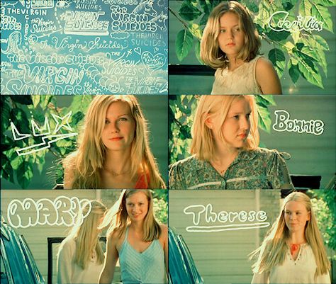 Cecilia, Lux, Bonnie, Mary, and Therese - The Virgin Suici… | Flickr Sofia Coppola Movies, Requiem For A Dream, Josh Hartnett, Teens Movies, Teen Movies, I Love Cinema, Girl Movies, Sofia Coppola, Kirsten Dunst