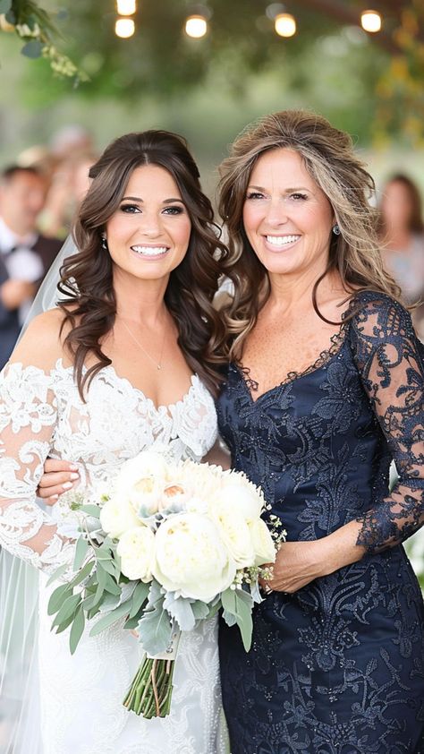 bride with her mother at a wedding Mother Of The Bride Corsage, Mother Of Bride Corsage, Bride Corsage, Wedding Info, Wedding Ceremonies, Floral Accessories, Bride Wear, Wedding Planners, Hottest Celebrities