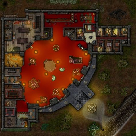 This will be used as the "Wishing Well" casino for the Clasp in Kymal Pathfinder Maps, Fantasy City Map, Map Layout, Dnd World Map, Building Map, Fantasy World Map, Map Maker, Tabletop Rpg Maps, Pathfinder Rpg