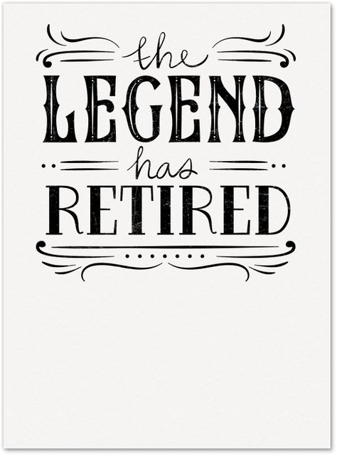 Edit Invitation The Legend Has Retired, Retirement Party, Retirement Parties, With Friends