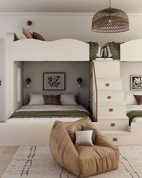 Boys Bunk Beds Room Ideas, Luxury Bunk Beds, Bunk Beds Room Ideas, Mars House, Built In Bunk Beds, Loft Bunk Bed, House Flips, Bunk Beds For Boys Room, Bunk Bed Room