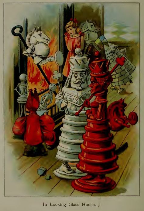 Alice through the looking glass... some chess visual imagination - Chess.com Quotes Alice In Wonderland, Alice In Wonderland Illustrations, John Tenniel, Alice's Adventures In Wonderland, Alice And Wonderland Quotes, Wonderland Quotes, Lewis Carroll, Chess Game, Adventures In Wonderland