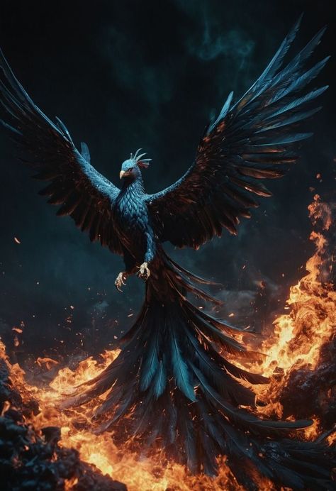 Black Phoenix Art, Dark Phoenix Art, Quiver Design, Real Phoenix Bird, Fenix Bird, Phoenix Rising From Ashes, Phoenix Mythology, Flying Phoenix Tattoo, Phoenix Aesthetic